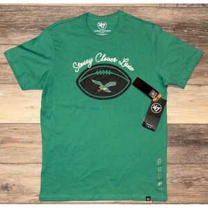 NWT Women's Philadelphia Eagles 47 Brand X Stoney Clover Lane Tee - Small -Green